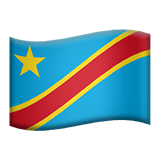 Den demokratiske republikken Kongo Apple Emoji