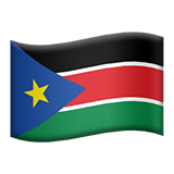 Sør-Sudan Apple Emoji