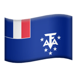 De franske sørterritorier Apple Emoji