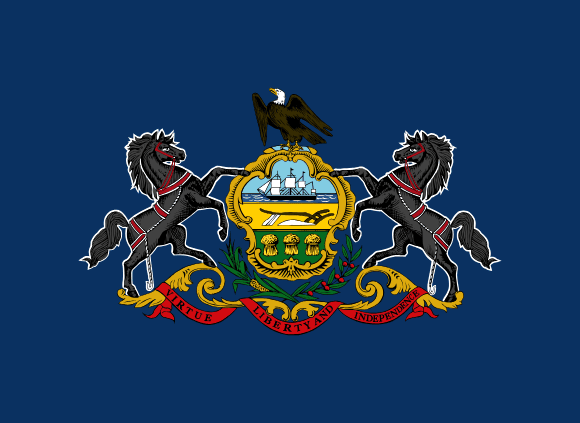 Pennsylvanias flagg