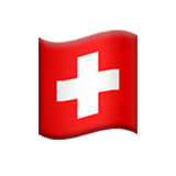 Sveits Apple Emoji