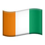 Elfenbenskysten Apple Emoji