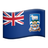 Falklandsøyene Apple Emoji