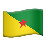 Fransk Guyana Apple Emoji