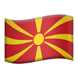 Nord-Makedonia Apple Emoji
