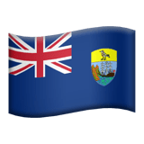 St. Helena, Ascension og Tristan da Cunha Apple Emoji
