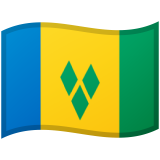 Saint Vincent og Grenadinene Android/Google Emoji