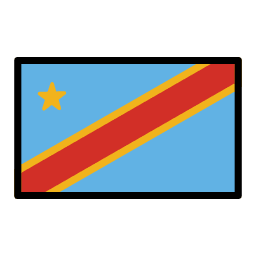 Den demokratiske republikken Kongo OpenMoji Emoji