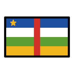 Den sentralafrikanske republikk OpenMoji Emoji