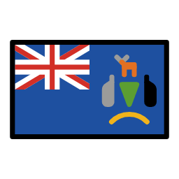 Sør-Georgia og Sør-Sandwichøyene OpenMoji Emoji