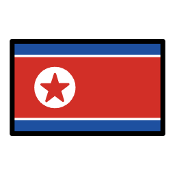 Nord-Korea OpenMoji Emoji