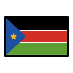 Sør-Sudan OpenMoji Emoji