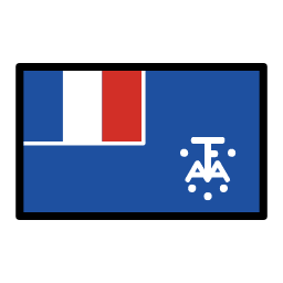 De franske sørterritorier OpenMoji Emoji