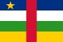 Den sentralafrikanske republikks flagg