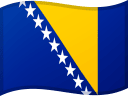 Bosnia-Hercegovinas flagg