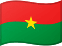 Burkina Fasos flagg