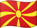 Nord-Makedonias flagg