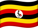 Ugandas flagg