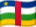 Den sentralafrikanske republikks flagg