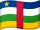 Den sentralafrikanske republikks flagg