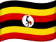 Ugandas flagg