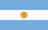 Argentinas flagg