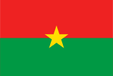 Burkina Fasos flagg