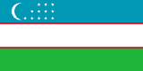 Usbekistans flagg