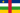 Den sentralafrikanske republikks flagg