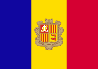 Andorras flagg