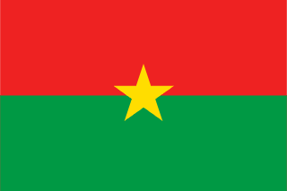 Burkina Fasos flagg