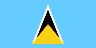 Saint Lucias flagg