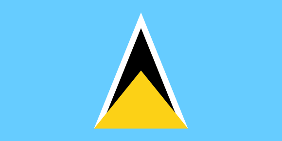 Saint Lucias flagg