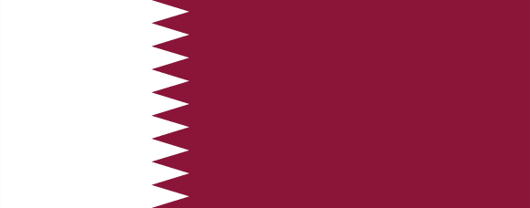 Qatars flagg