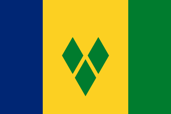 Saint Vincent og Grenadinenes flagg