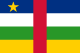 Den sentralafrikanske republikks flagg