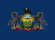 Pennsylvanias flagg