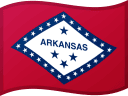 Arkansas' flagg