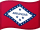 Arkansas' flagg