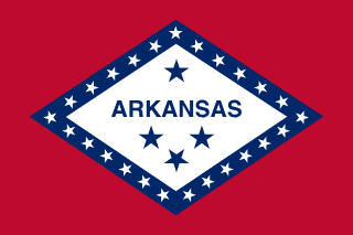 Arkansas' flagg