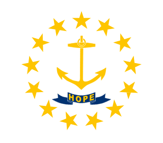 Rhode Islands flagg