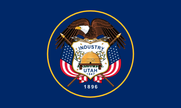 Utahs flagg