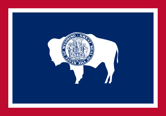 Wyomings flagg